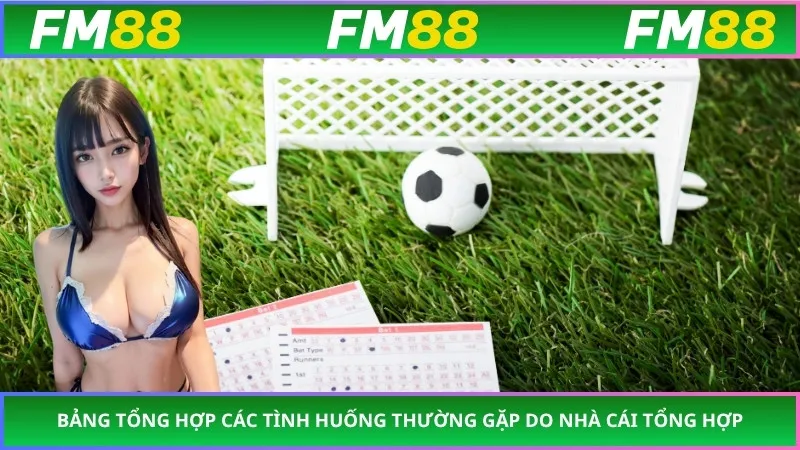 Bảng tổng hợp các tình huống thường gặp do nhà cái tổng hợp