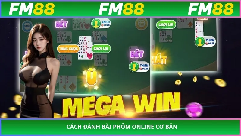 Cách đánh bài phỏm online cơ bản