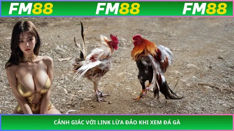 Cảnh giác với link lừa đảo khi xem đá gà