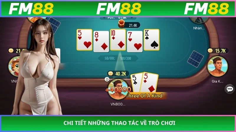 Chi tiết những thao tác về trò chơi