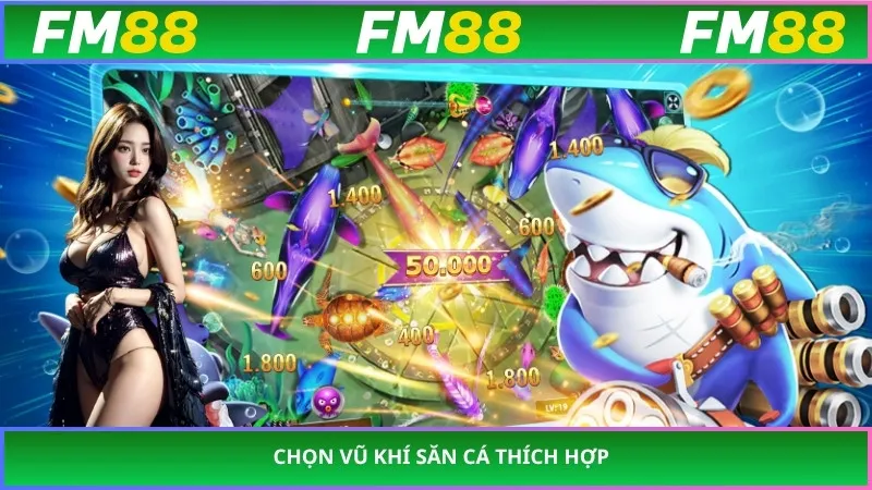 Chọn vũ khí săn cá thích hợp