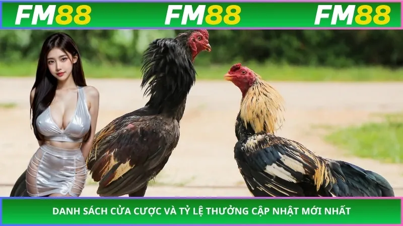 Danh sách cửa cược và tỷ lệ thưởng cập nhật mới nhất