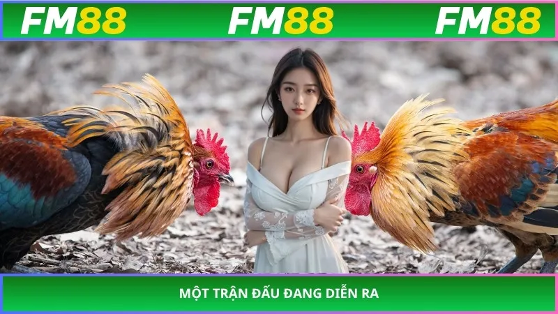 Một trận đấu đang diễn ra