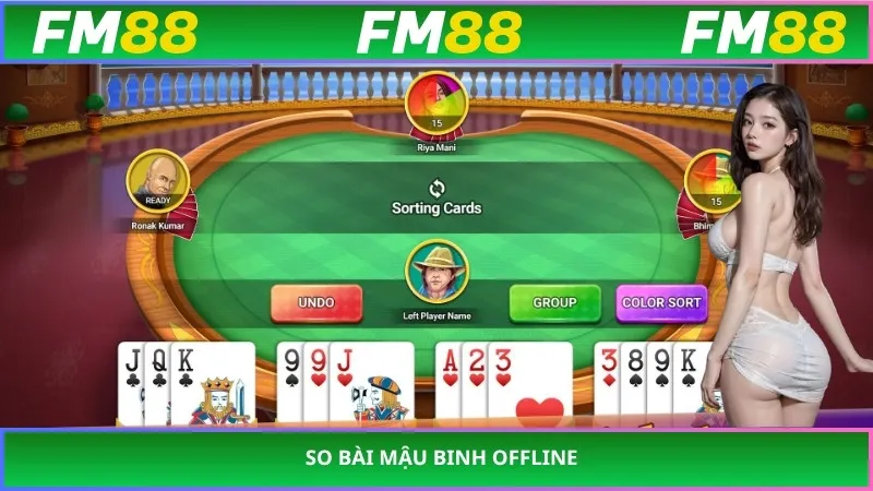 So bài mậu binh offline