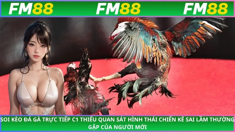 Soi kèo Đá Gà Trực Tiếp C1 thiếu quan sát hình thái chiến kê sai lầm thường gặp của người mới